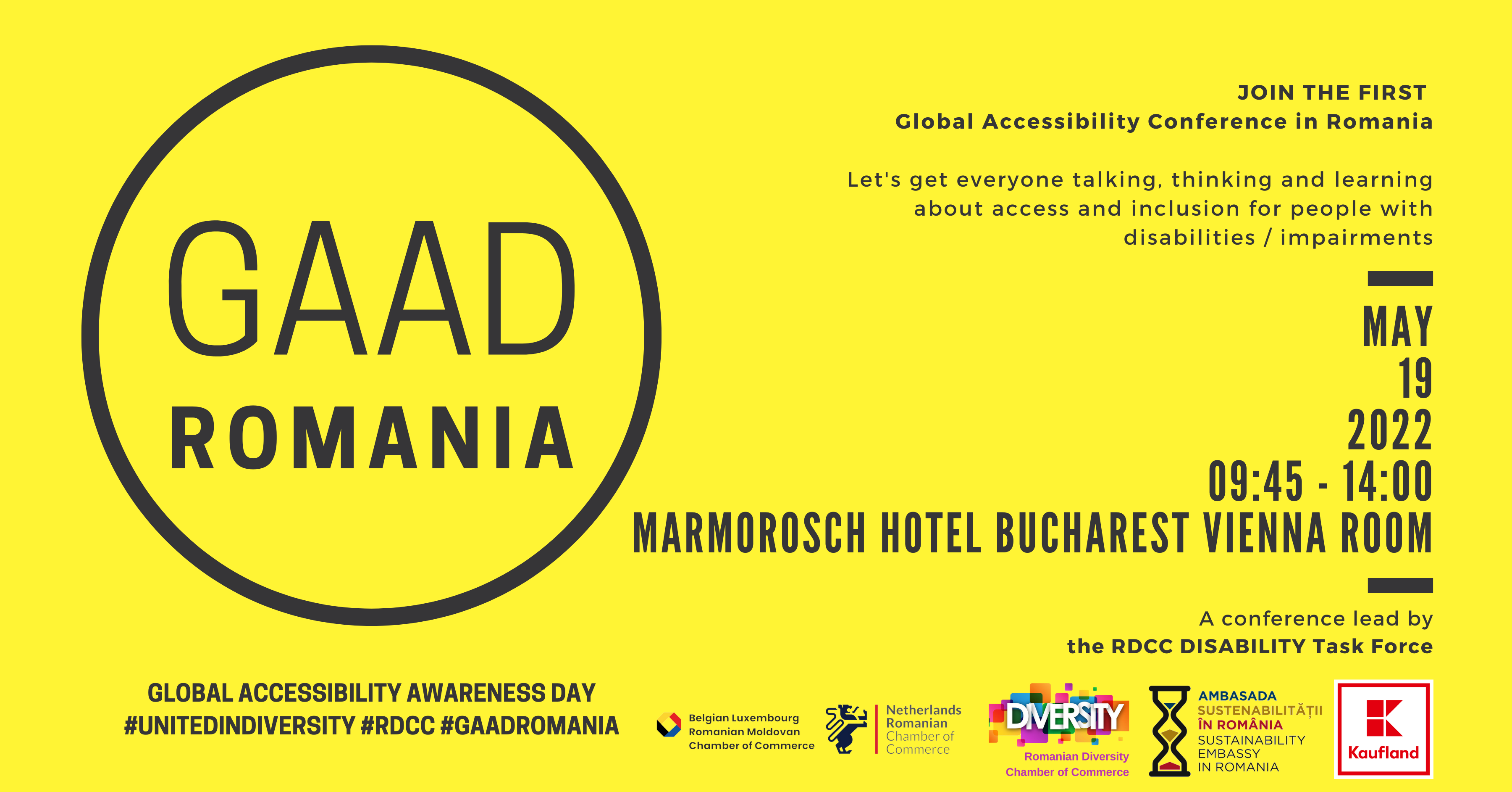 Global Accessibility Awareness Day (GAAD) Conference | 19 May 2022
